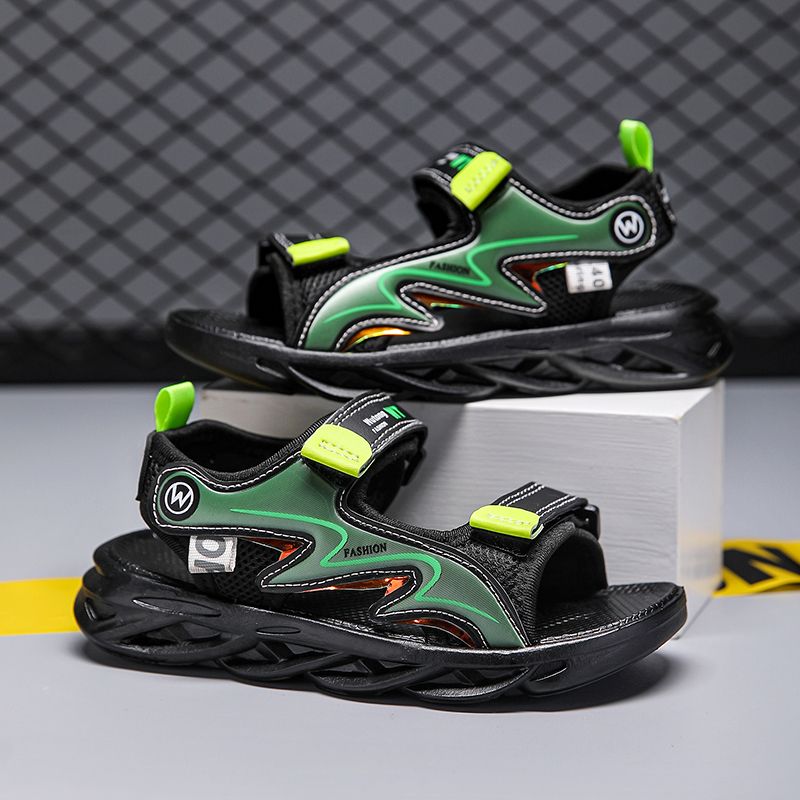 Sommer Neue Kinder Offene Zehen Luftkissen Sandalen Strandschuhe_voghion.com