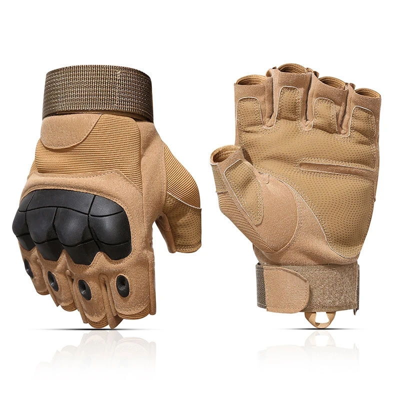 Udendørs fingerløse handsker Hardkno Paintball Jagt Kamp Ridning Vandring Halvfingerhandsker_voghion.com