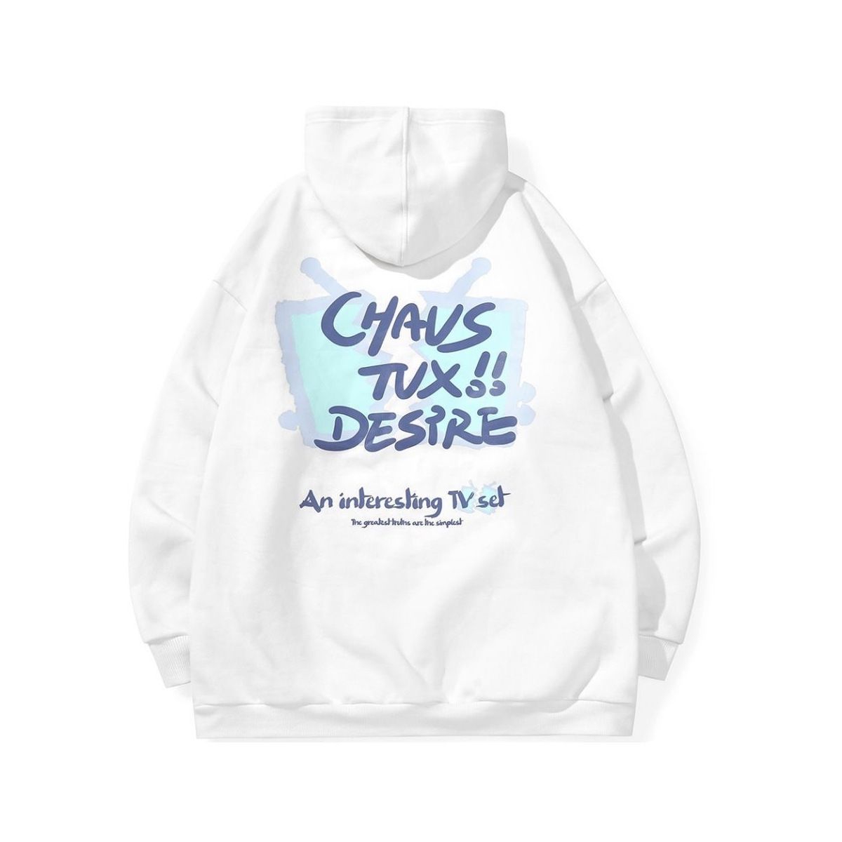 Men's Spring Autumn Oversize Couple Outfit College Style Versatile Loose Hooded Sweatshirt Unisex Class Uniform 12_voghion.com