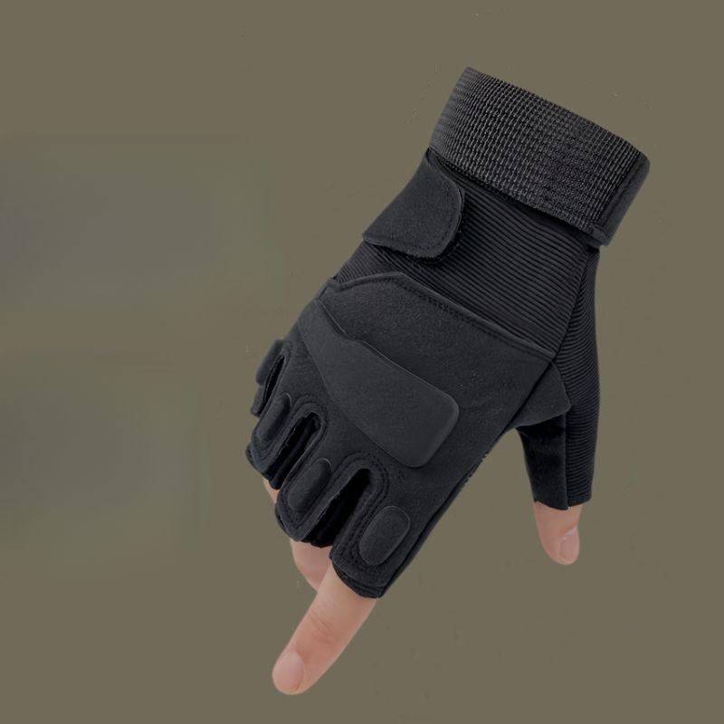 Blackhawk Military Enthusiast Tactical Half-Finger Cut-Resistant Special Combat Self-Defense Gloves Summer Breathable_voghion.com