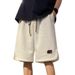Men's Clothing Retro Sports Shorts For Boys Summer New Style Casual Loose Trendy Five Point Pants For Men_voghion.com