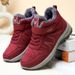 Stepping Shoes Women's 2025 Autumn And Winter New Snow Boots Women's Boots Fleece Thickened Short Boots Warm Mother Shoes_voghion.com