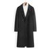 Hue Hue 2025 High-End 100% Double-Sided Premium Woolen Jacket Men's Over-Knee Wool Coat Wholesale_voghion.com