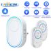 Waterproof Wireless Doorbell Welcome Home Door Bell 300m Remote Smart Bell Chime EU UK US Plug Optional_voghion.com