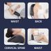 Elektrisk midje- och ländryggsvibrationskudde för smärtlindring, värme, hälsovård, avslappnings- och dragkraftsterapi, airbag, ryggkropp_voghion.com