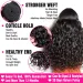 Water Wave Human Hair Bundles Curly Deep Wave Brazilian Natural Black Remy Hair 100% Human Hair_voghion.com