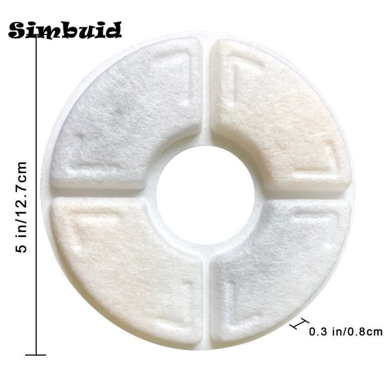 4/8/12Pcs Ersatz Aktivkohle Filter For Katze Wasser Trinkbrunnen Ersetzt Filter Haustier Hund Runde Brunnen Spender_voghion.com