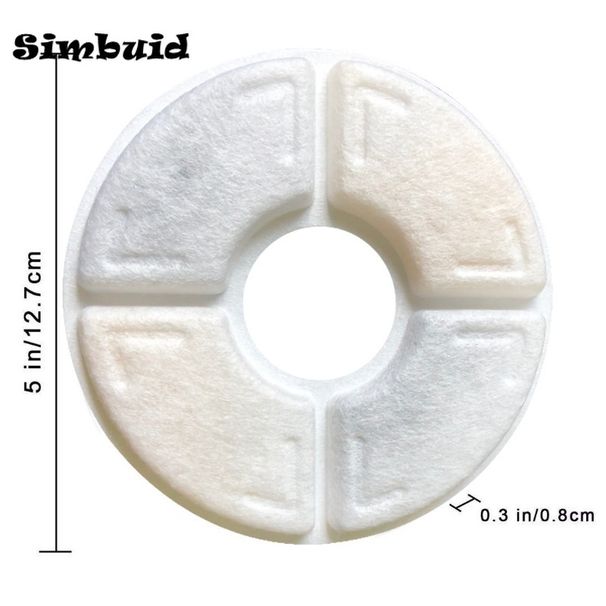 4/8/12Pcs Ersatz Aktivkohle Filter For Katze Wasser Trinkbrunnen Ersetzt Filter Haustier Hund Runde Brunnen Spender_voghion.com
