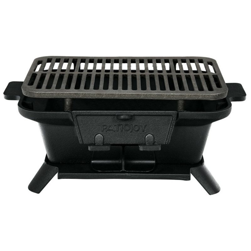 Heavy Duty Cast Iron Tabletop BBQ Grill Stove for Camping Picnic_voghion.com