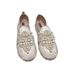 Cost performance 2024 Xiaoxiang Fengshui Diamond Women's Flat Bottom Fisherman Grass Woven Single Korean Edition Versatile Mesh Student_voghion.com