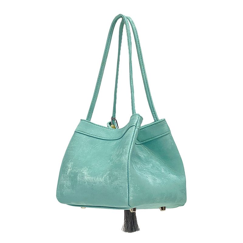 Nuovo cestino per verdure in stile cinese, borsa a secchiello in seta, borsetta, borsa a tracolla con una spalla_voghion.com