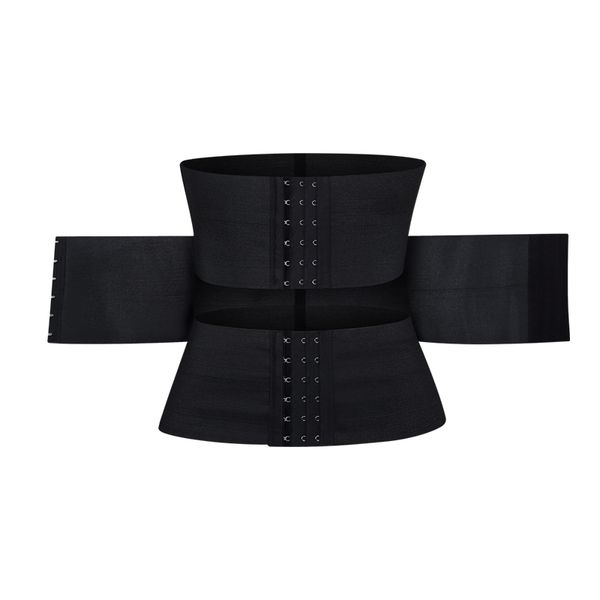 Waist Tummy Shaper MISTHIN Latex Waist Trainer Double Belt Corset For Women Adjustable Corset Belly Reducing Fas Girdle_voghion.com
