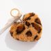 Portachiavi con ciondolo a forma di cuore con stampa leopardata fai da te alla moda e personalizzato, decorazione per borsa con palla di pelo a forma di cuore di pesca_voghion.com