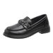 Top Layer Loafers 2024 Britischer Stil Kleine Leder Vielseitige Weiche Sohle Einzelne Schuhe Für Frauen Echtes Rindsleder_voghion.com