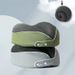 Slow Rebound Travel Portable Multifunctional Airplane Sleep Neck Support Memory Foam U-Shaped Pillow_voghion.com