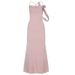 2024 New Solid Color Large Backless Gentle Temperament Swinging Collar Satin Suspender Dress Female Sexy Hip Hugging_voghion.com