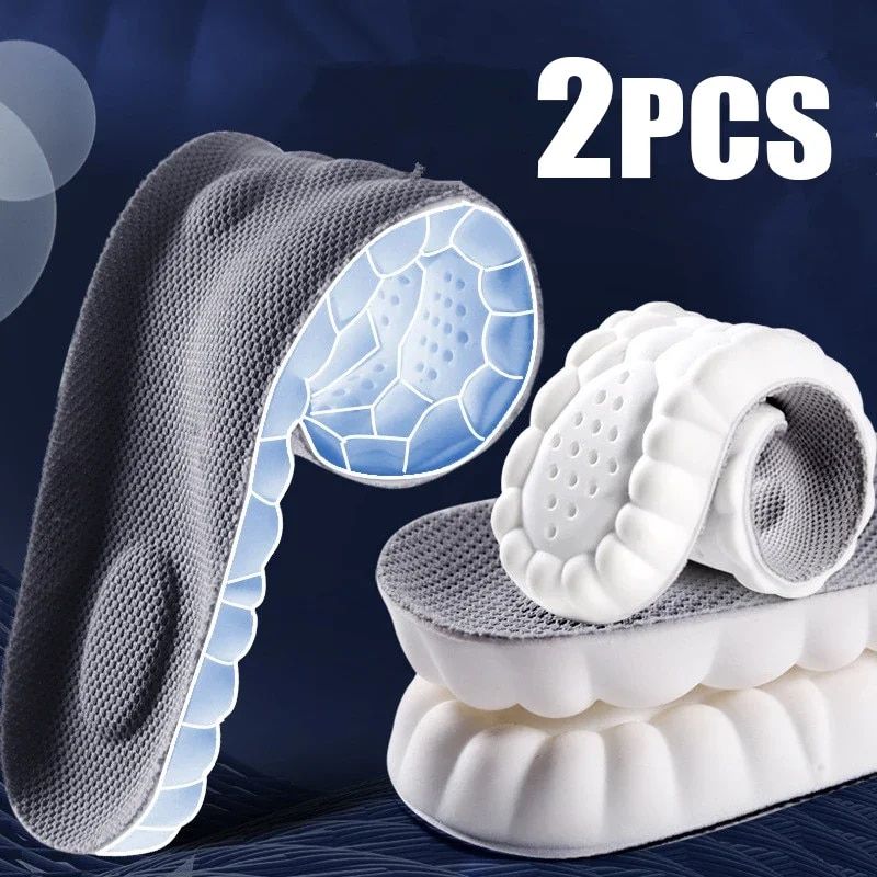 Palmilhas esportivas de látex macias, almofadas de sapato de alta elasticidade, desodorante respirável, almofada de absorção de choque, palmilha de suporte de arco masculina_voghion.com