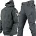 Oudoor Shark Skin Sof Shell Se For Men And Women, Winer Fleece-Lined Thick Waerproof Windproof Mounaineering_voghion.com