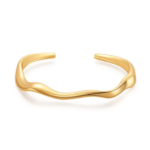 Irregular Lines, Twisted Design, Niche Bracelet, Thin Style, Versatile Business Commuting, Cold Style Bracelet, Color Retention_voghion.com