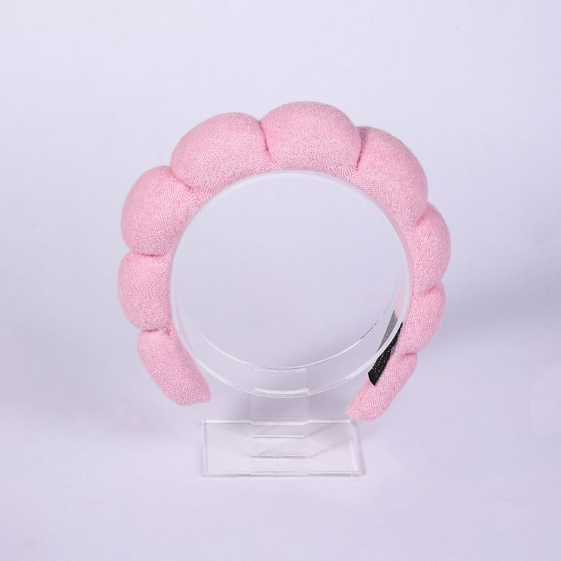 Bathroom 5-Piece Set - Bow Hair Band, Wrist Band, Curling Wand, Large Matte Shark Clip & Cloud Hair Hoop With Eye Mask_voghion.com