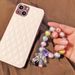 Telefon Handlinor Crystal Macaron Beads Bear Handledsrem för iPhone Huawei Redmi Xiaomi Samsung Kamera Nyckelring Hang String_voghion.com
