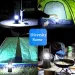 Mini Solar/USB LED Camping Lantern Rechargeable Emergency Power Bank Foldable Portable 4 Light Modes For Camping Fishing_voghion.com