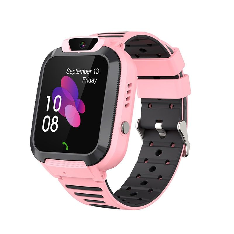 2G Kids Smart SOS Call LBS Tracker Location Sim Card Kid Watch Camera Voice Chat IP68 Waterproof Smartwatch For Children_voghion.com