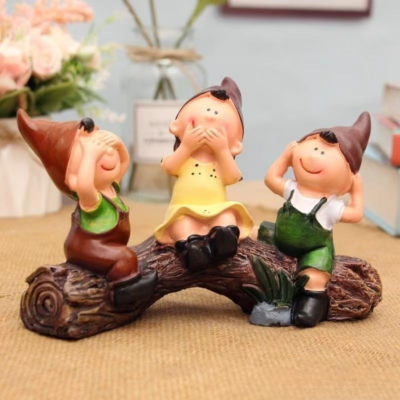 Sanbu boomstronkpop van hars, moderne decoratie voor in de slaapkamer, creatief ornament, verjaardagscadeau_voghion.com