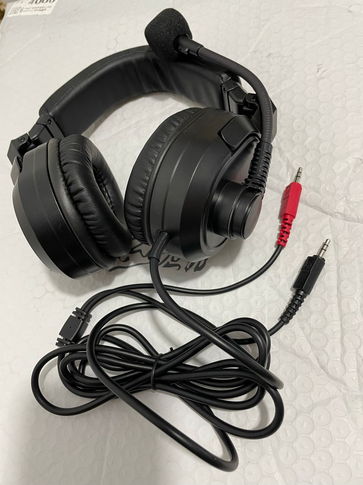 Director's Bilateral Headset M Rod Can Rotate 270 Degrees Plaid Not Clip Foldable Size Carnong Plug_voghion.com