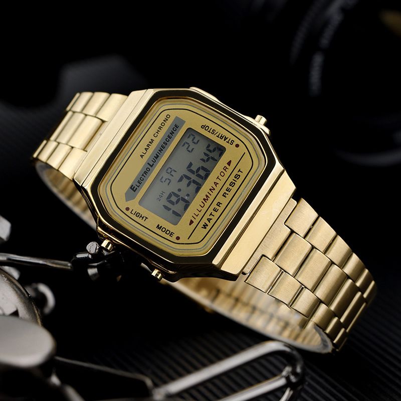 Herrenuhren, elektronische Uhren, Herren-Business-Touchscreen-Elektronikuhren, modische, multifunktionale, wasserdichte Uhren für Studenten._voghion.com