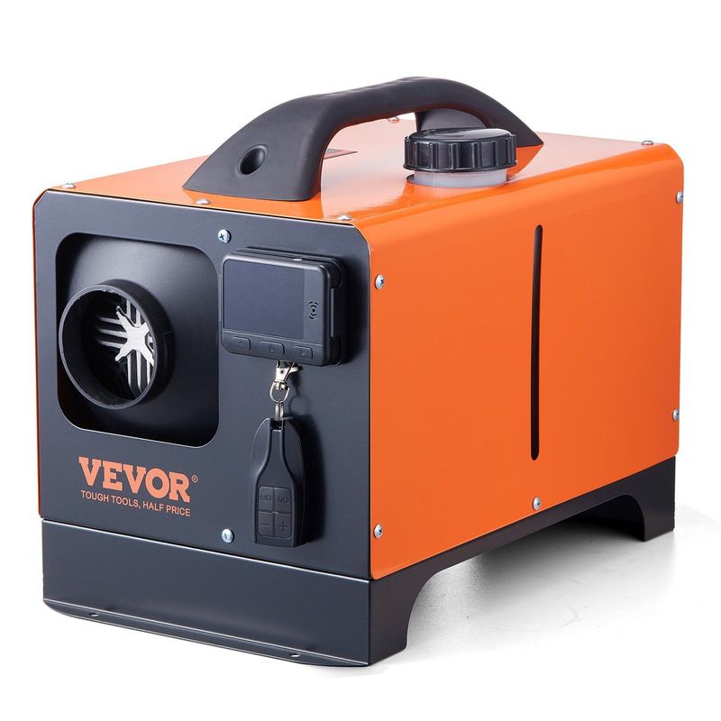 VEVOR Diesel Air Heater All-in-one 12V 5KW LCD Remote Control For Car RV Indoors_voghion.com