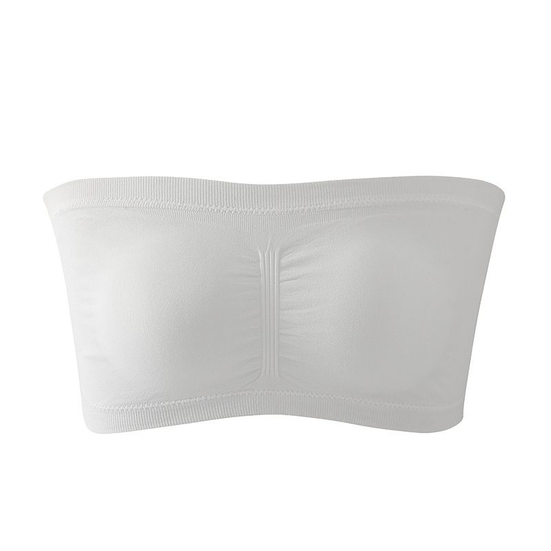 Cross-border Plus Size Double Layer Tube Top Women's Invisible Underwear_voghion.com
