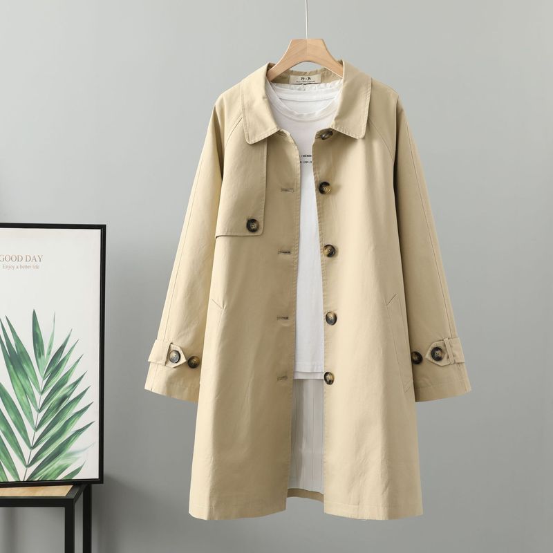 Damenmode lockerer lässiger Temperamentmantel_voghion.com