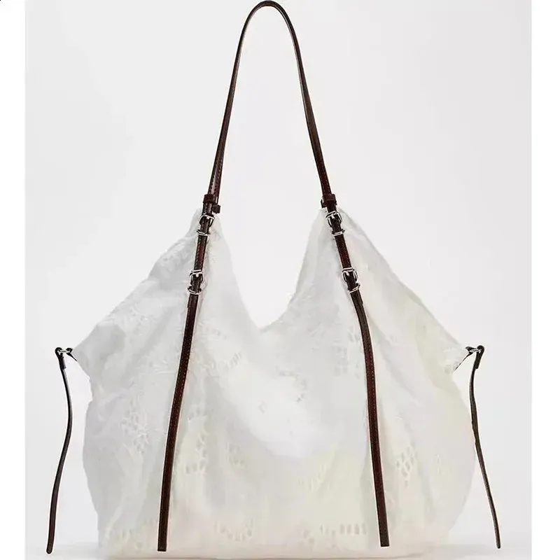 HIGHREAL Handbags Beach Lightweight Students Shoulder Casual Tote Female Style Shopping Woven Bags For Women 240826_voghion.com