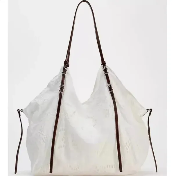 HIGHREAL Handbags Beach Lightweight Students Shoulder Casual Tote Female Style Shopping Woven Bags For Women 240826_voghion.com