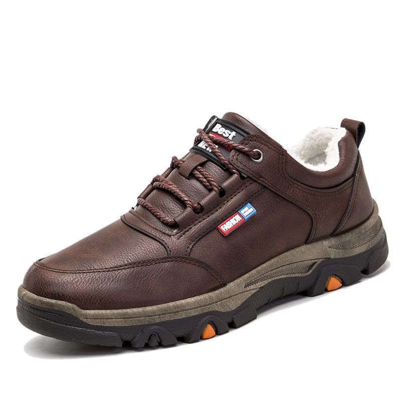 Lässige Business-Schuhe aus Wildleder und Lackleder zum Schnüren für Herren_voghion.com