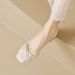 2025 Summer New Thick Bottom Summer Shallow Mouth Low Heel Soft Bottom Bean Wide Fat Feet Big Yards Women's Shoes Fashionable And Versatile_voghion.com