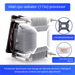 Intelcpu Radiator 1155/1156/1150/1151/1200 Copper Silent Fan Temperature Control Speed Regulation_voghion.com
