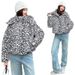 Women Parkas Coats Jackets Zipper Leopard Print Hooded Coat Stand Collar Y2k Streetwear Jacket Work Outerwear Autumn Winter_voghion.com