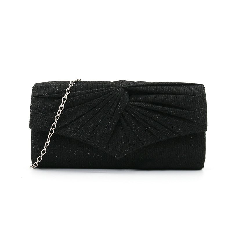 Umhängetasche Abendtasche Plissee Spitze Damentasche einfarbig Clutch Handtasche Kette Abend Make-up Tasche_voghion.com