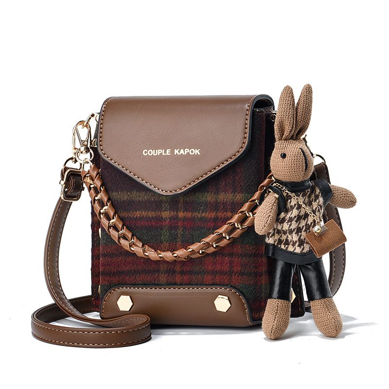 Borsa piccola retrò alla moda, alla moda, versatile, di nicchia, a tracolla, a rete, per celebrità, piccola borsa quadrata, mini_voghion.com