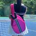 Diving Single Shoulder Perforated Outdoor Sports Badminton Windbreaker Material Tennis Pickleball Racket Bag_voghion.com