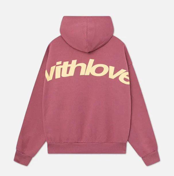 Maglione con cappuccio da uomo, semplice, versatile, da uomo e da donna, retrò, ampio, alla moda, con lettere multicolori._voghion.com