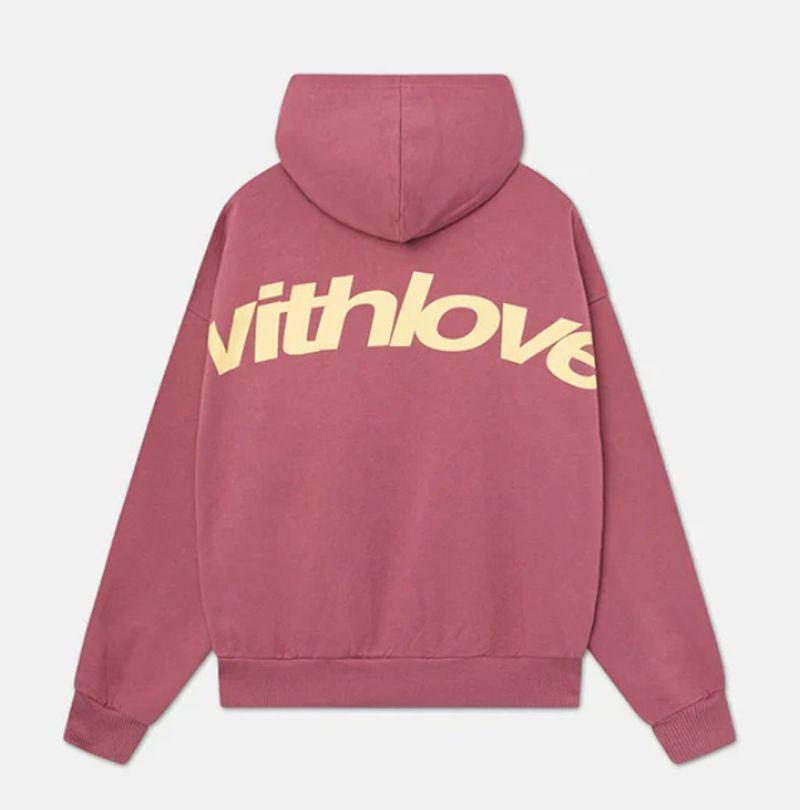 Herrenbekleidung Einfache, vielseitige Kapuzenpullover für Herren und Damen im Retro-Stil, lockere, trendige Buchstaben, mehrfarbige Pulloverjacke_voghion.com