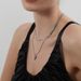 Collana da donna con doppio strato di serpente d'amore, in osso, leggera, di lusso, di alta qualità, con design alla moda e temperamento, catena per clavicola_voghion.com