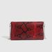 Borse da donna Clear Out Wine Red Snake Pattern Piccola borsa quadrata Piccola borsa a tracolla con catena regolabile Borsa a mano Borsa da donna_voghion.com