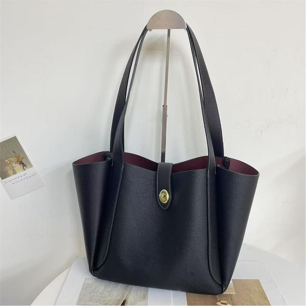 Marke Womens Tote Bag PU weibliche große Kapazität Tasche Mode Frau Schultertasche_voghion.com