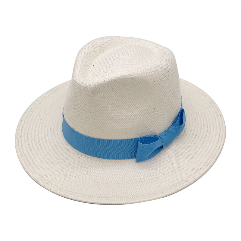 men's and women's handmade fine grass multi-color summer sun protection Panama straw hats_voghion.com