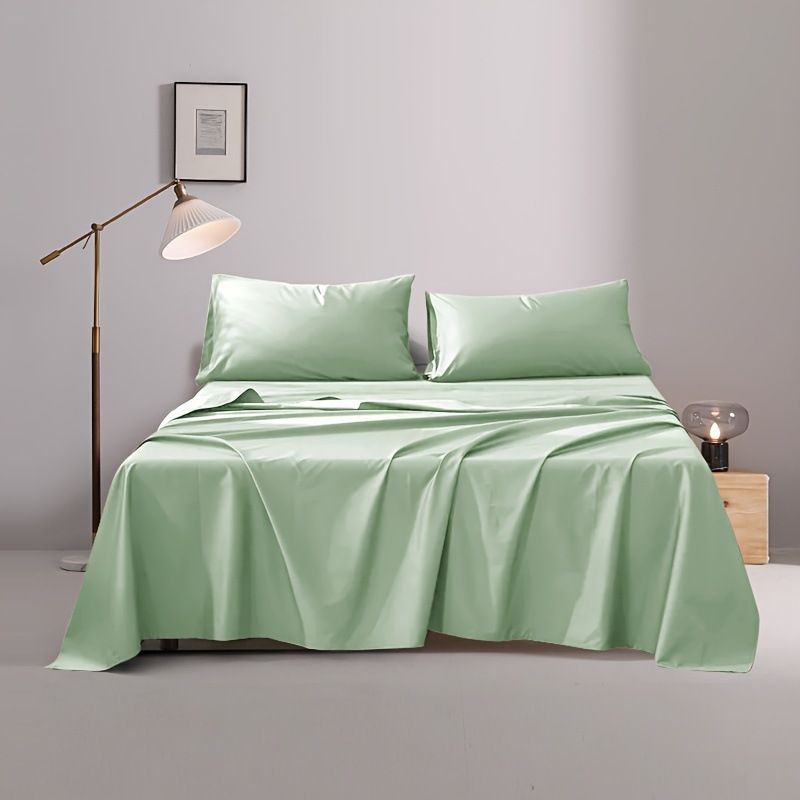 Set di lenzuola in puro cotone - Biancheria da letto morbida e traspirante per uso domestico e alberghiero_voghion.com