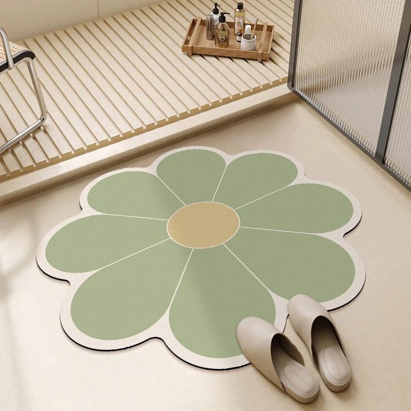 Fresh Foot Absorbent Non-slip Door Floor New Household Living Room Kitchen Bathroom Mat_voghion.com